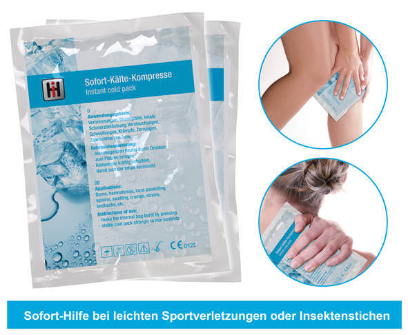 Sofort-Kälte-Kompresse 2er Set