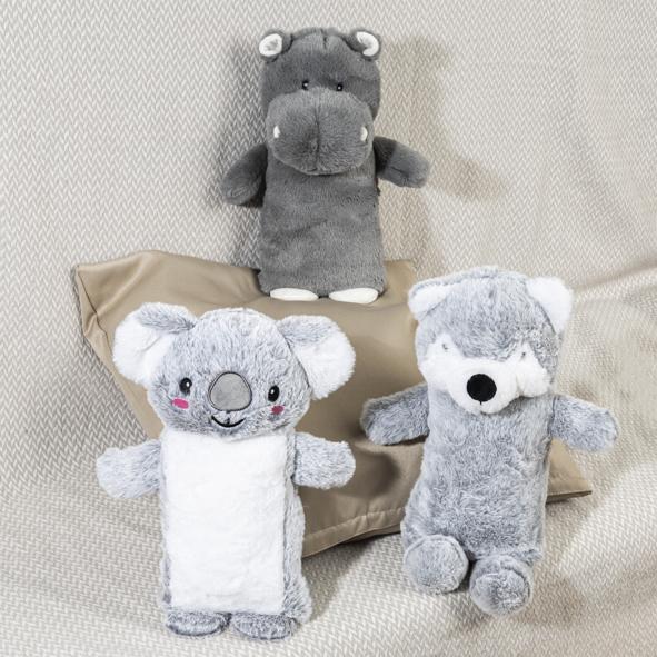 Wärmflasche mit Tier-Motiven