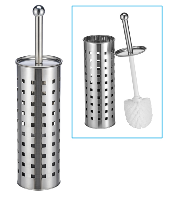 WC-Garnitur aus Edelstahl 18/0