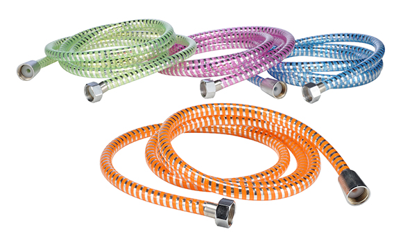 Duschschlauch farbig/ transparent