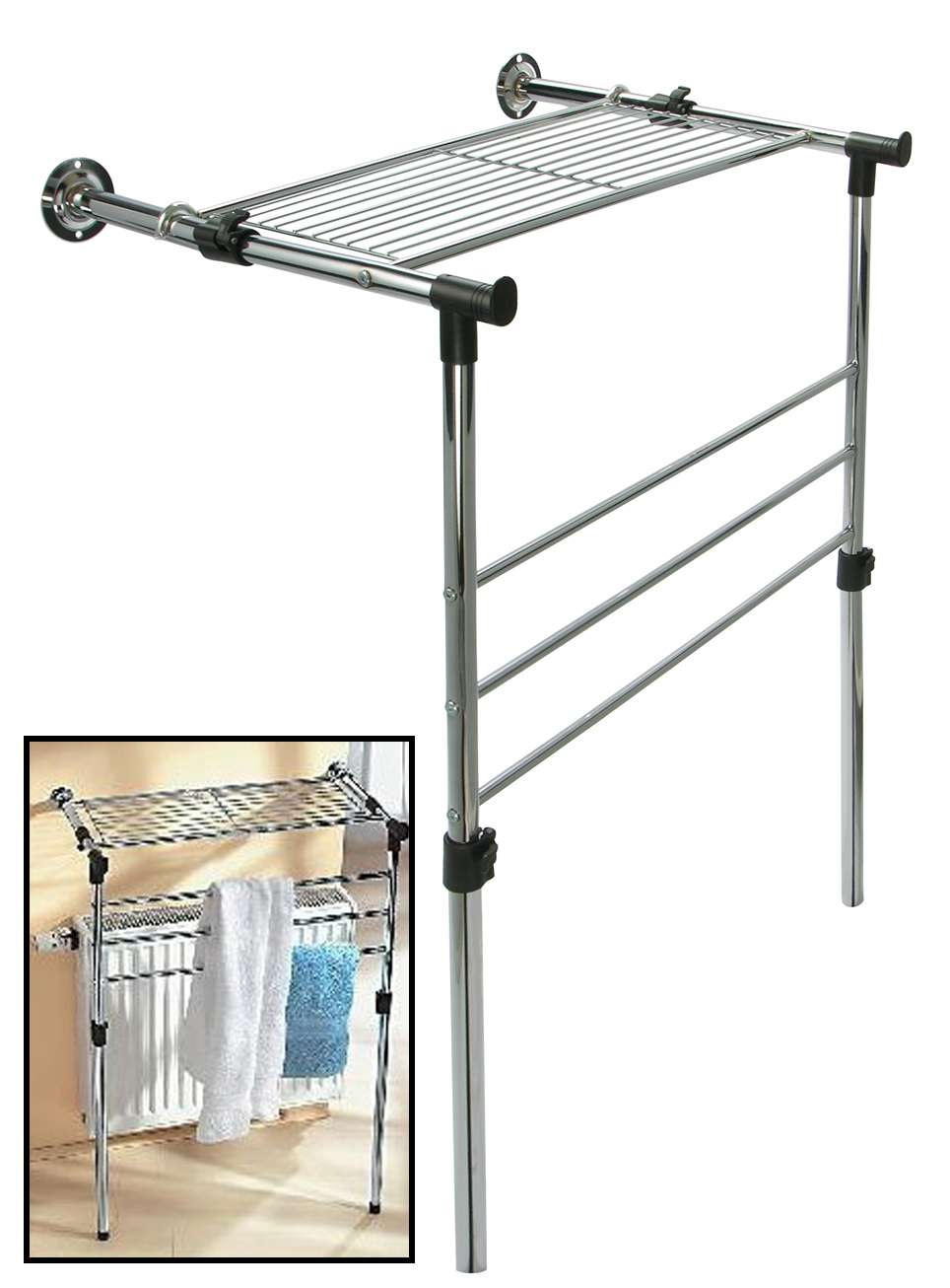 Handtuchhalter für die Heizung  aus