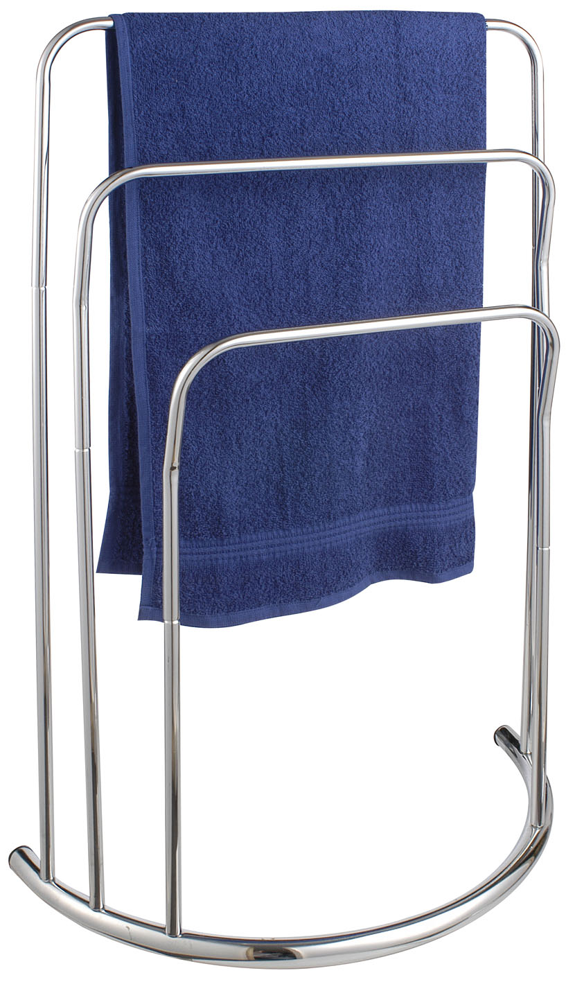 Handtuchhalter aus verchromtem Metall