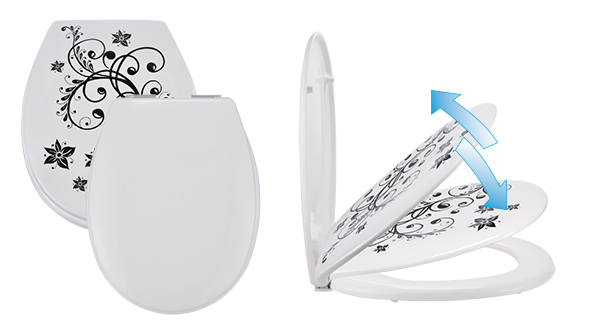 WC-Sitz aus Duroplast, sortiert