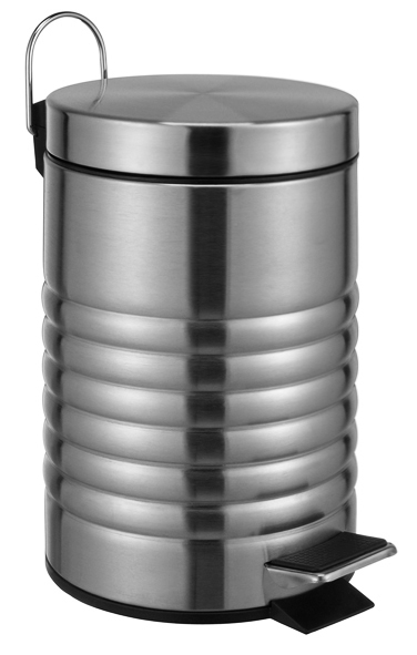 Treteimer 3 Liter aus Edelstahl 18/0