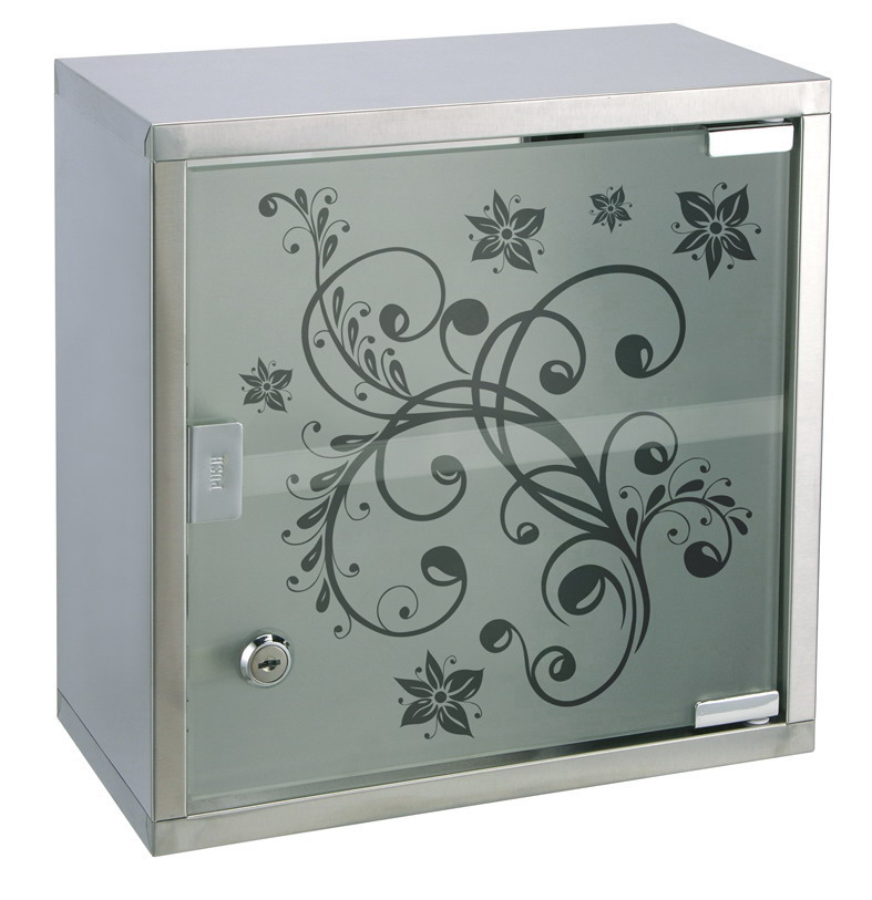 Medizin-Schrank aus Edelstahl 18/0