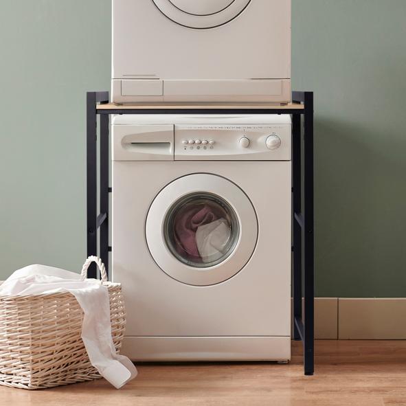 Waschmaschinenregal aus Stahl