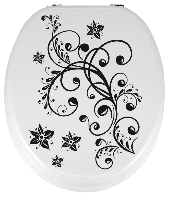 WC-Sitz aus MDF bedruckt