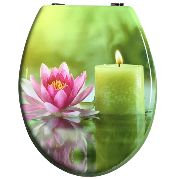 WC-Sitz aus MDF 2-seitig bedruckt