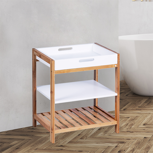 Multifunktionelles Regal aus Bambus