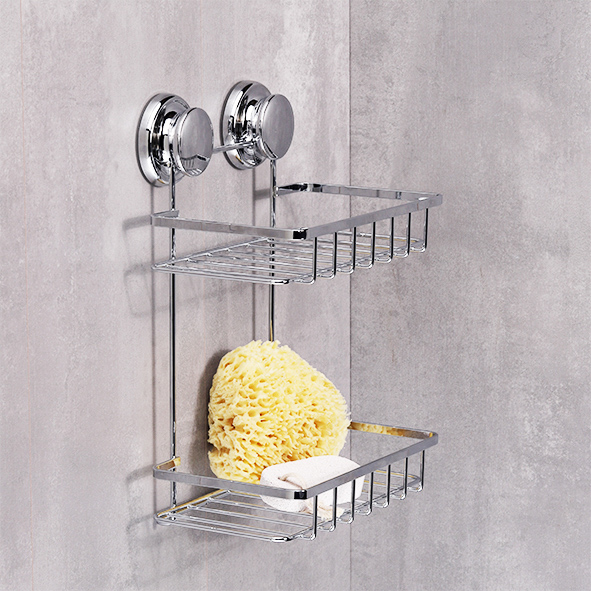 Badezimmerablage mit 2 Ablagen