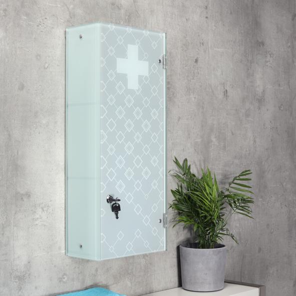 Medizinschrank aus Glas