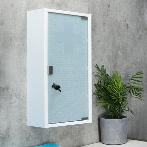 Medizinschrank mit Glastür