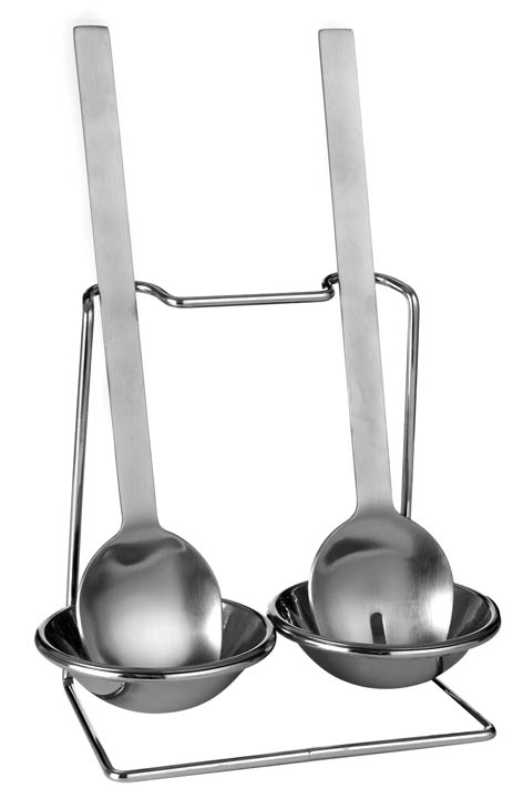 Löffelständer, mit 2 Löffeln
