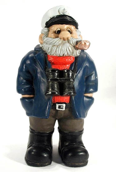 Kapitän aus Keramik