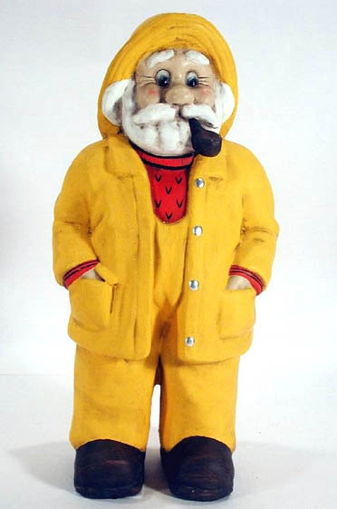 Seemann im gelben Anzug