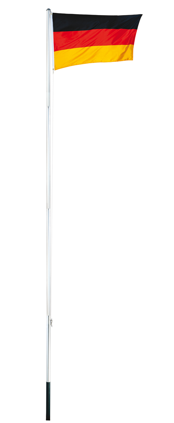 Fahnenmast aus Aluminium 6,20 mtr
