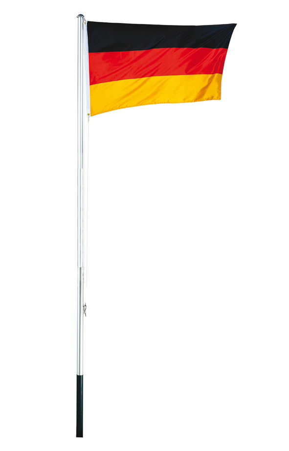Fahnenmast mit Deutschlandfahne 3,8m