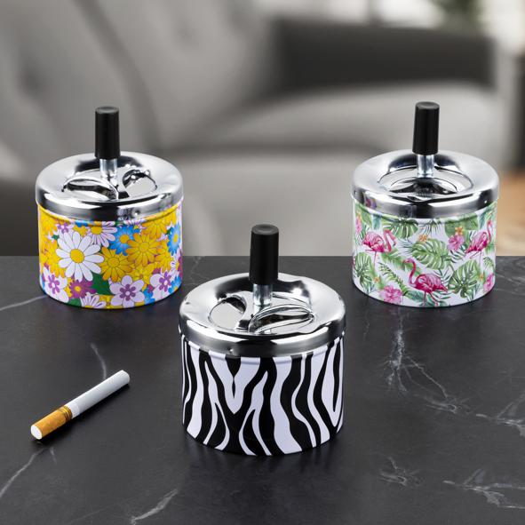 Aschenbecher, im Display