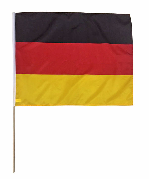 Deutschlandfahne mit Stab