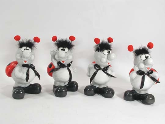 Marienkäfer aus Terrakotta