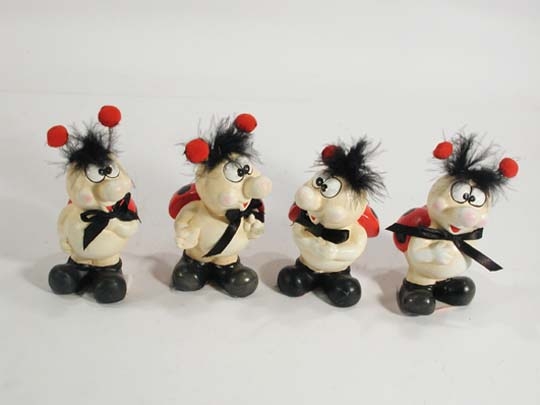 Marienkäfer aus Terrakotta