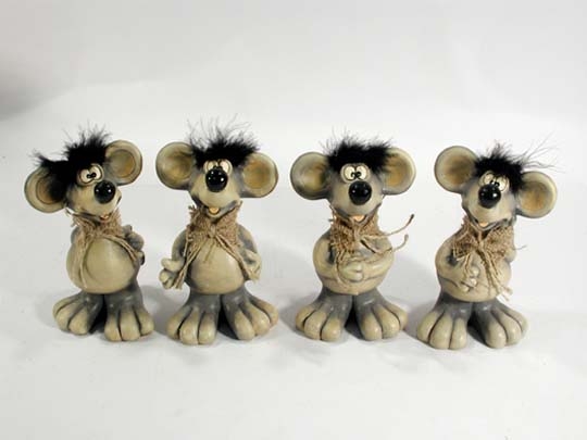 Maus aus Terrakotta