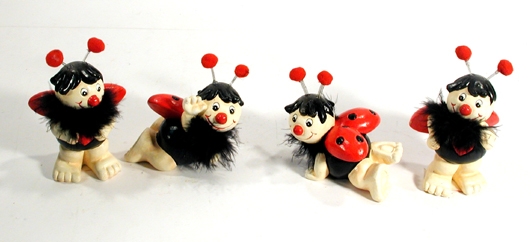 Marienkäfer aus Terrakotta