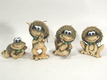 Frosch aus Terrakotta