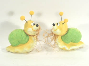 Schnecke aus Terrakotta