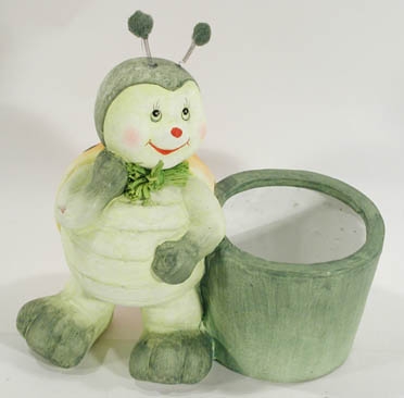 Marienkäfer mit Kübel