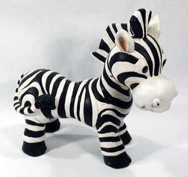 Zebra 32 cm, 2 verschiedene Designs