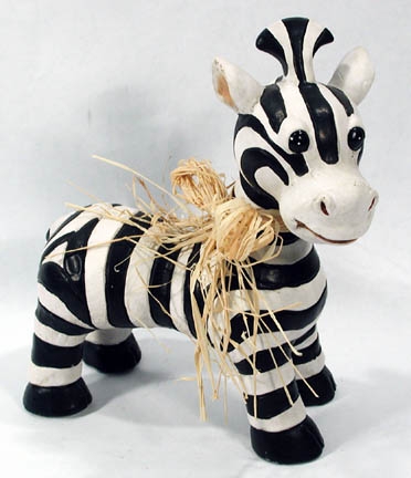 Zebra 22,5 cm,4 verschiedene Designs