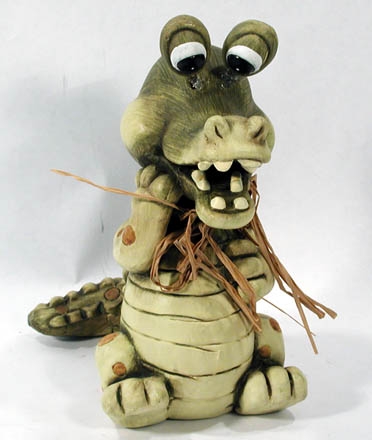 Krokodil, 19 cm, 4 verschiedene Designs