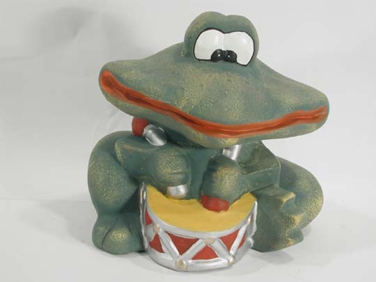 Breitmaul - Frosch mit Trommel
