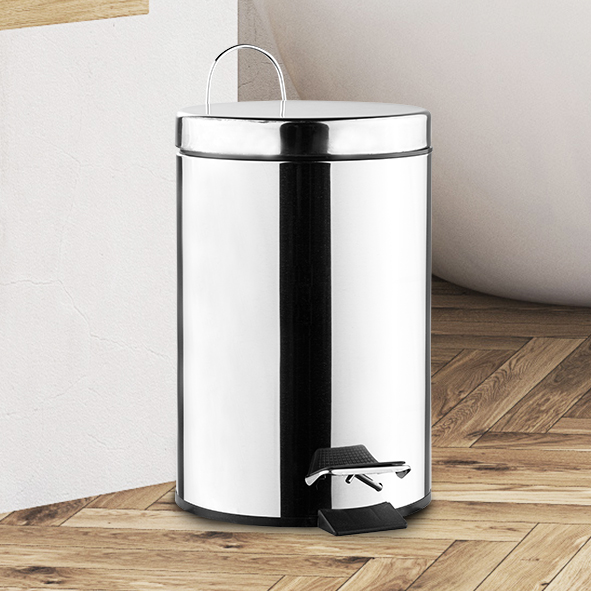 Treteimer 3L aus Edelstahl