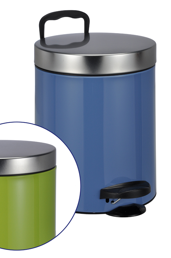 Treteimer Luxus 5ltr. Kunststoffeinsatz