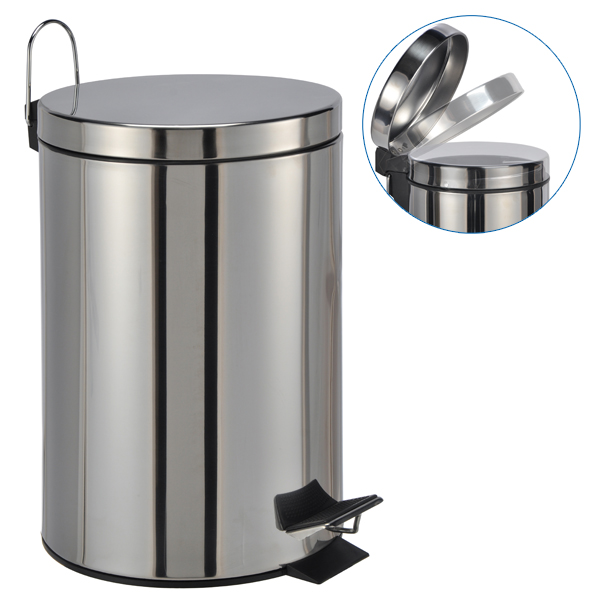 Kosmetikeimer 12 L aus Edelstahl