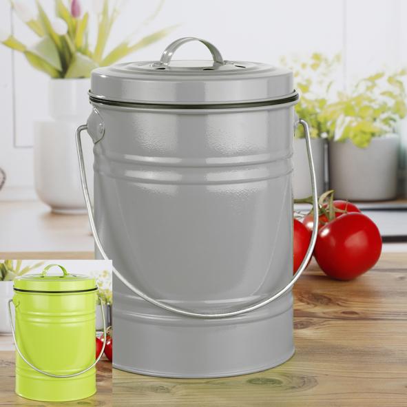 Kücheneimer für Bioabfälle, farblg sortiert