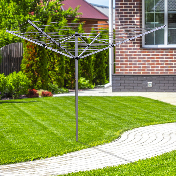 Wäschespinne aus Aluminium