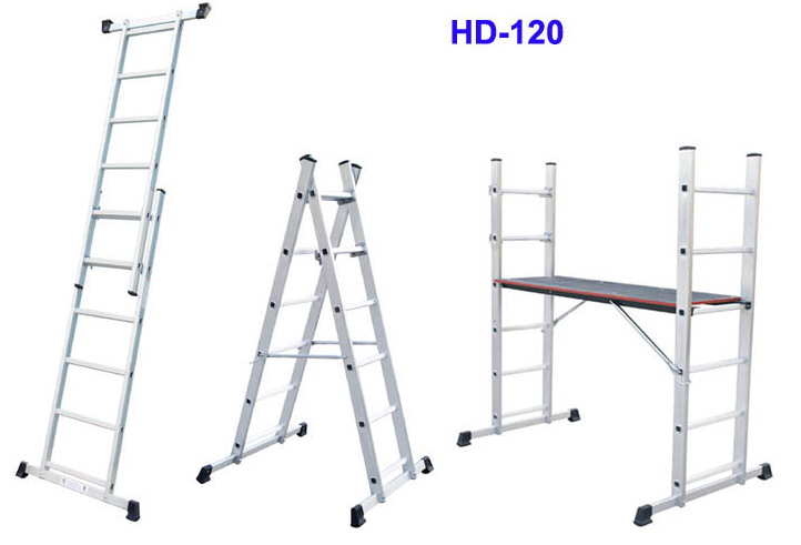 Leiterngerüst aus Aluminium mit TÜV-GS