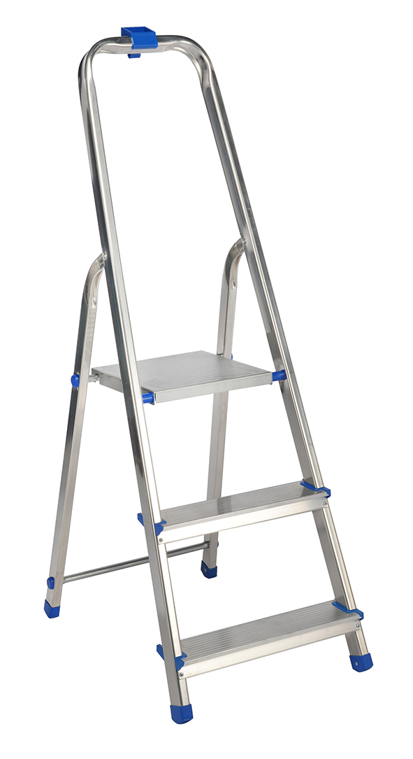 Haushaltsleiter 3-Stufig, aus Aluminium