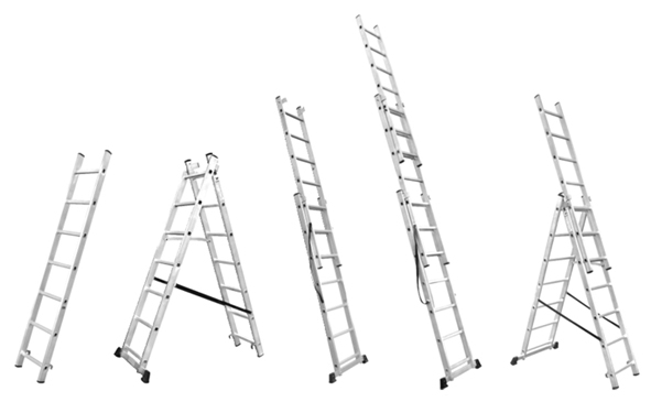 Aluminium-Schiebeleiter 3 x 7 Stufen