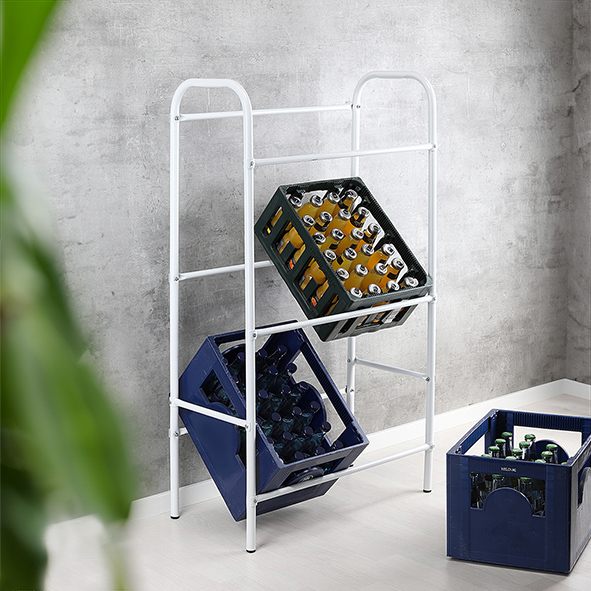 Flaschenkastenständer für bis zu 6 Kisten/