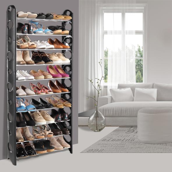 Stapelbares Schuhregal