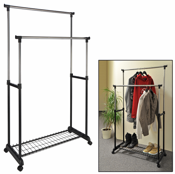 Garderobenständer m. Schuhablage