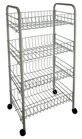 Küchenwagen mit vier Körben