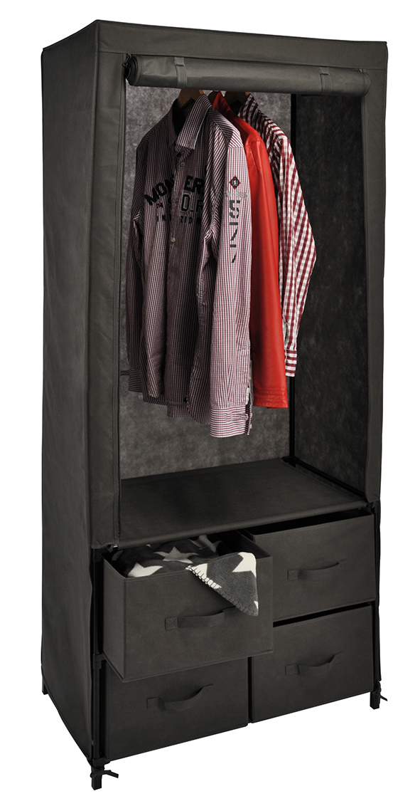 Kleiderschrank mit 4 Schubladen