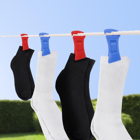 Sockenklammer aus Kunststoff