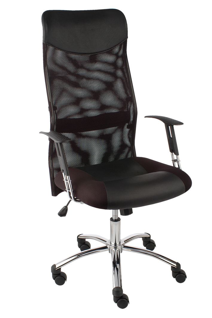 Bürodrehstuhl, schwarz