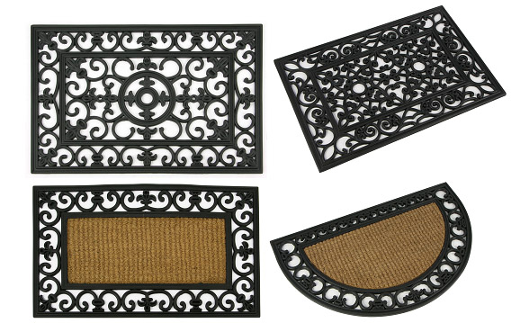 Fußmatten aus Gummi  sortiert